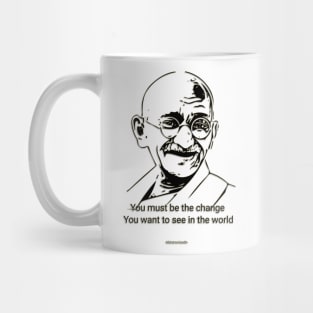 Mahatma gandhi quote Mug